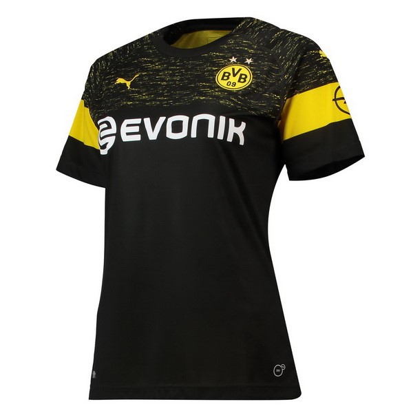 Borussia Dortmund Trikot Auswarts Damen 2018-19 Schwarz Fussballtrikots Günstig